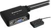 IOGEAR - 2-Port USB KVM Switch - Black-Angle_Standard