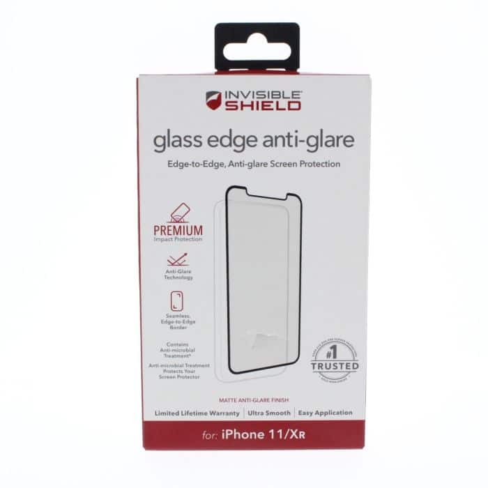 ZAGG - Invisible Shield Glass Edge Anti-glare Screen Protector - iPhone 11/XR - Clear