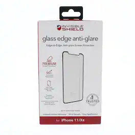 ZAGG - Invisible Shield Glass Edge Anti-glare Screen Protector - iPhone 11/XR - Clear