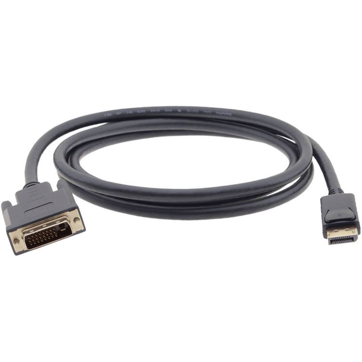Front. Kramer - Kramer Electronics C-DPM/DM2 DisplayPort (M) to DVI-D (M) Cable, 6'.