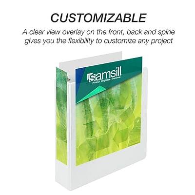 CUSTOMIZABLE

A clear view overlay on the front, back and spine gives you the flexibility to customize any project

Isamsill
Art Supplies Online