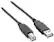 Front. Dynex™ - 6' USB 2.0 A/B Cable - Black.