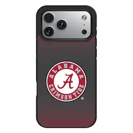Keyscaper - NCAA - Alabama Crimson Tide Linen Logo iPhone Bump Case - 15 - Black