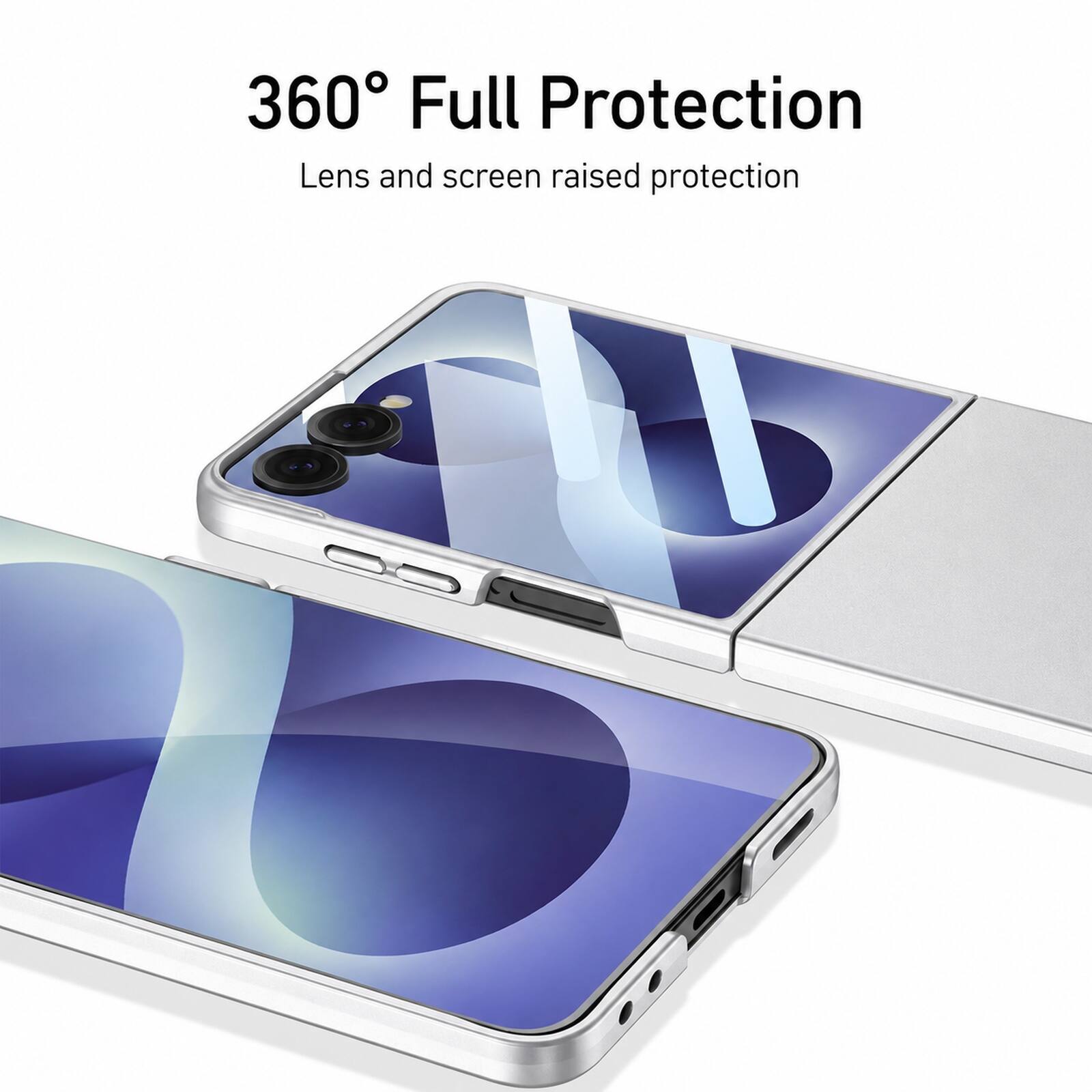 360° Full Protection  
Lens and screen raised protection