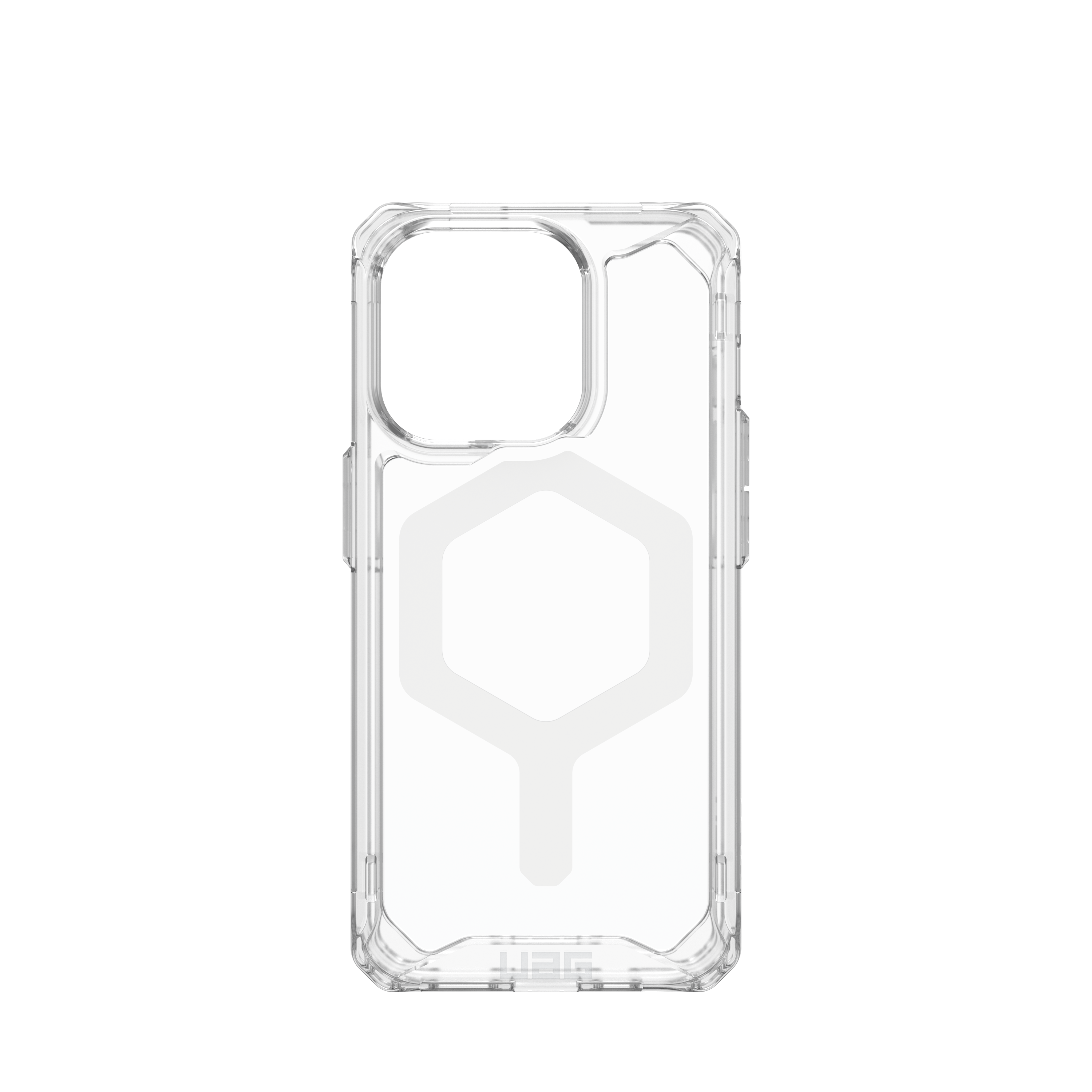 Alt View 5. UAG - Plyo Pro Series Case with Magsafe for Apple iPhone 15 Pro - Ice/White.