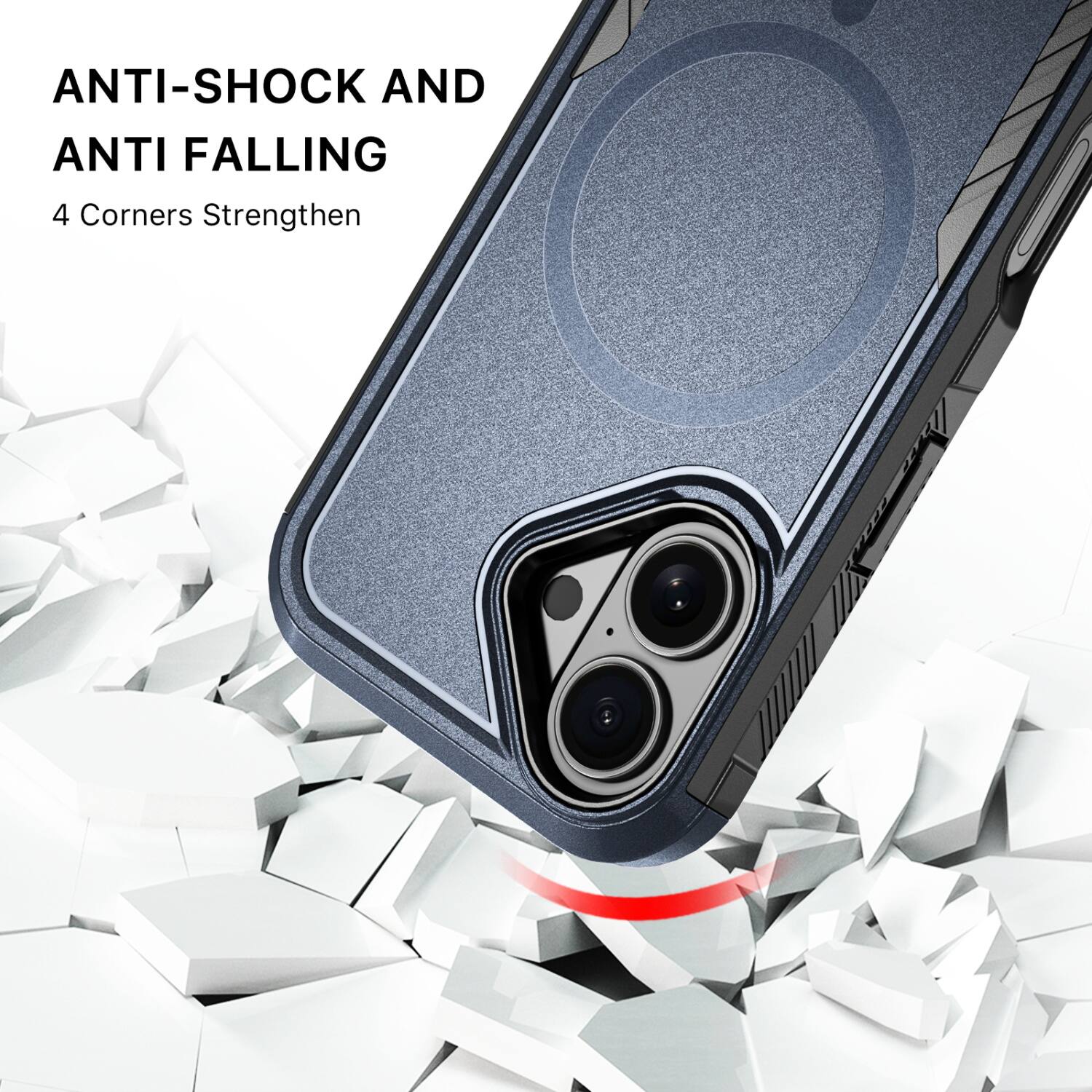 ANTI-SHOCK AND ANTI FALLING  
4 Corners Strengthen
