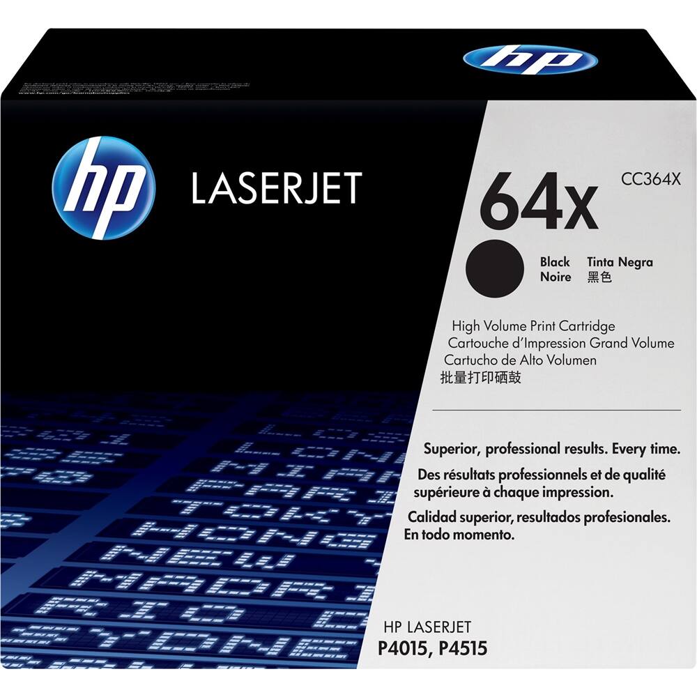 Alt View 11. HP - 64X XL High-Yield - Black Toner Cartridge - Black.