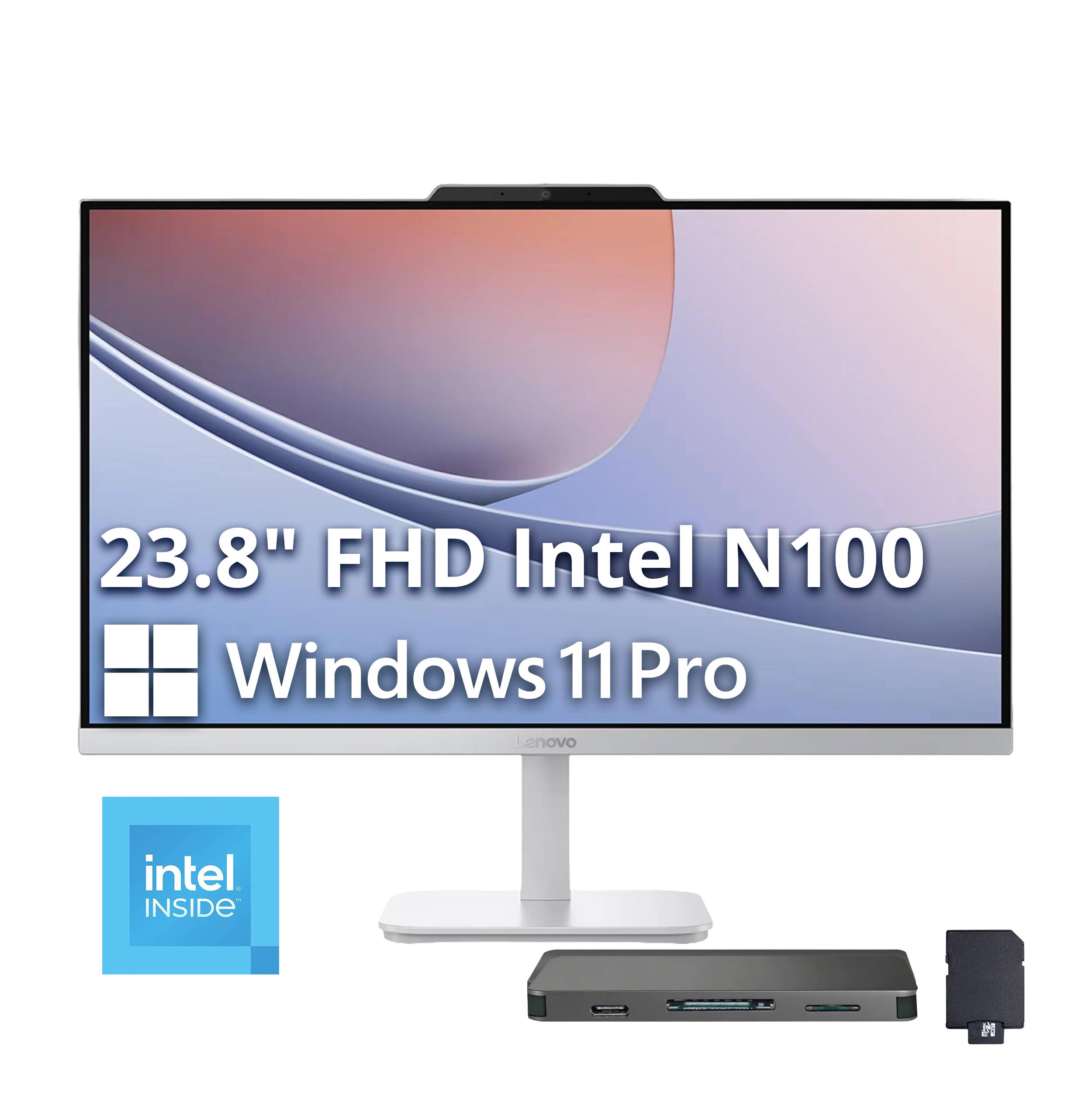 23.8" FHD Intel N100 Windows 11 Pro Lenovo intel INSIDE
