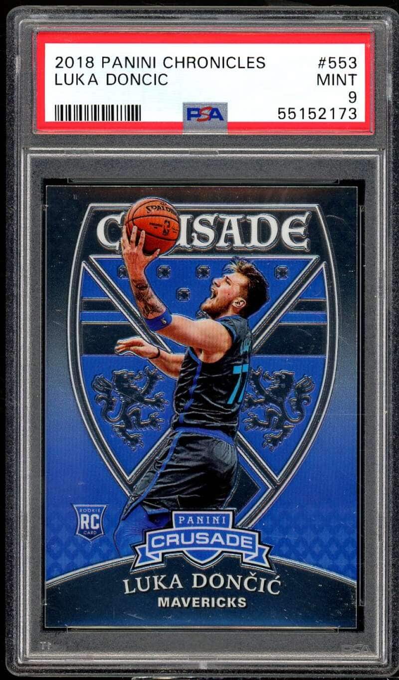 Luka Doncic Rookie Card 2018-19 Panini Chronicles #553 PSA 9