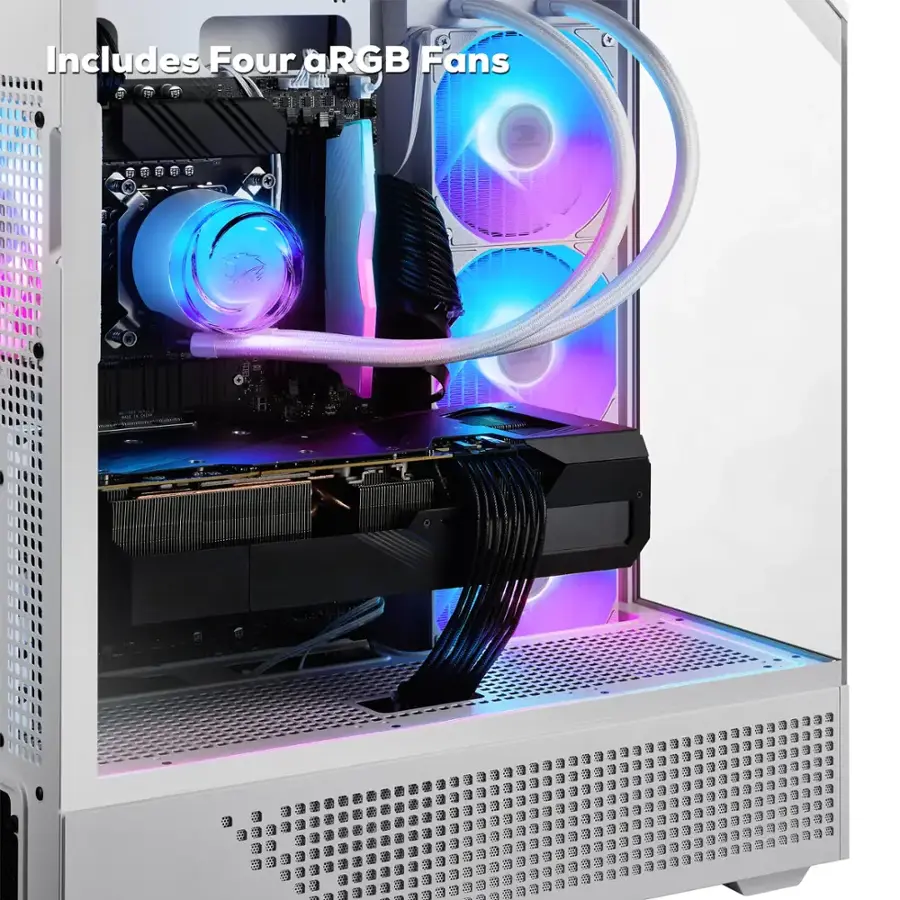 iBUYPOWER Element Gaming Desktop PC AMD Ryzen 8700F, NVIDIA