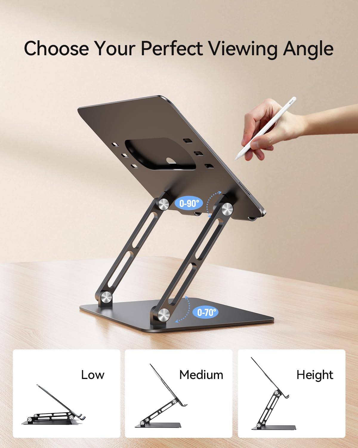 Choose Your Perfect Viewing Angle

0-90°

0-70°

Low

Medium

Height