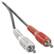 Front Standard. Dynex™ - 6' Stereo Audio RCA Cable.