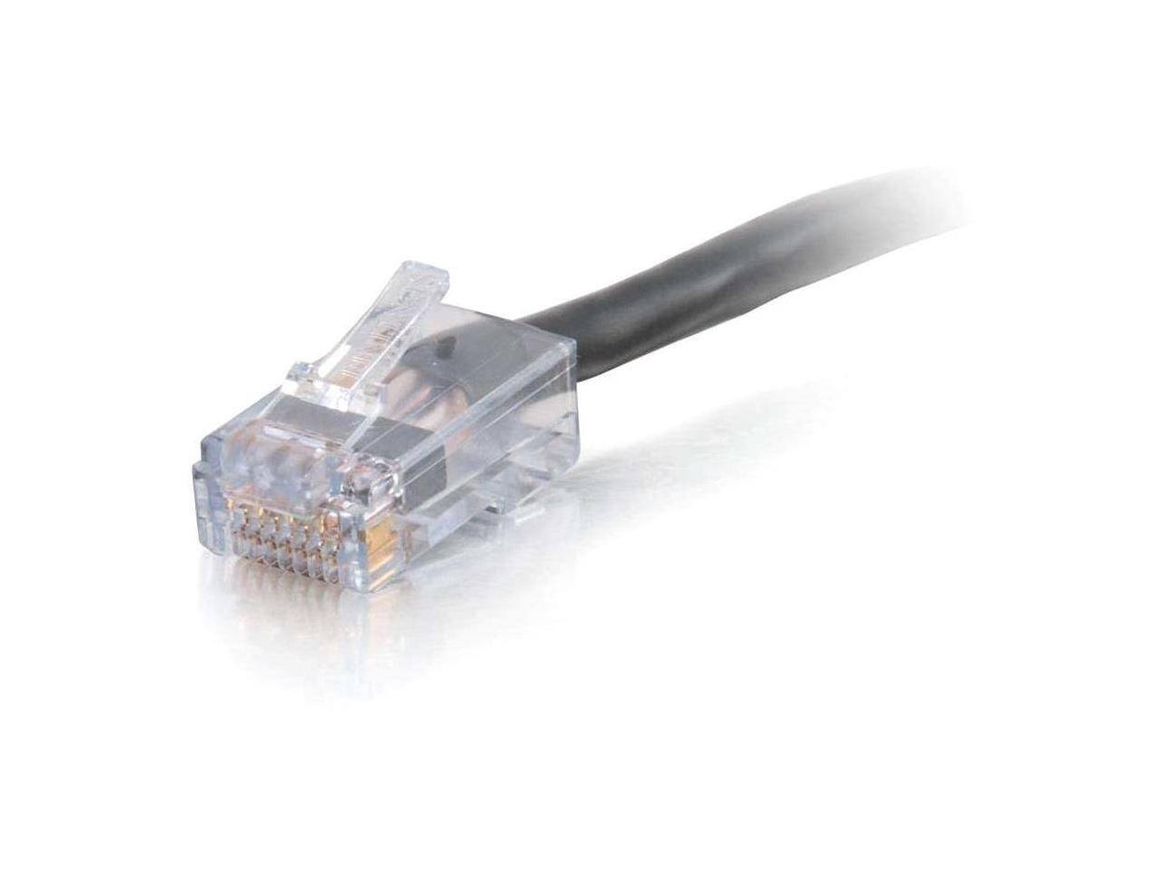 Alt View 1. Cables to Go - C2G 15301 50FT CAT6 550MHZ ASSEMBLED PLENUM PATCH CABLE - BLACK.