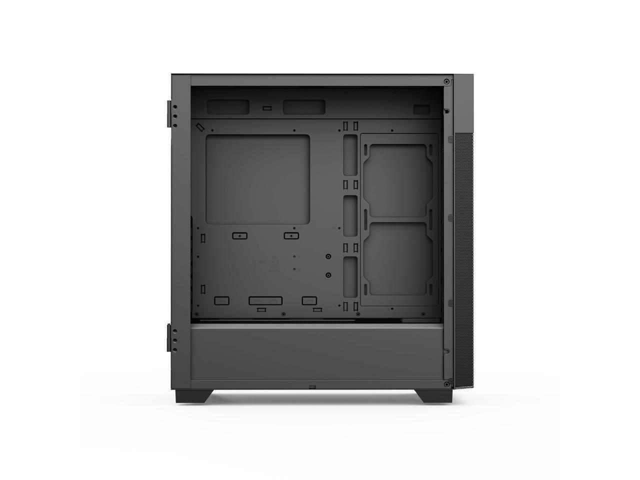 Alt View 4. Rosewill - Rosewill FBM-X7 Black ATX Mid Tower - Tempered Glass, 4 ARGB Fans, 650W 80+ Gold PSU - Black.