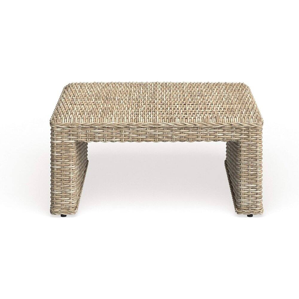 Front. Safavieh - Home Collection Persis Natural Wicker Coffee Table - Brown.