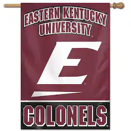 WinCraft - Eastern Kentucky Colonels 28" x 40" Full Name Single-Sided Vertical Banner - Multicolor