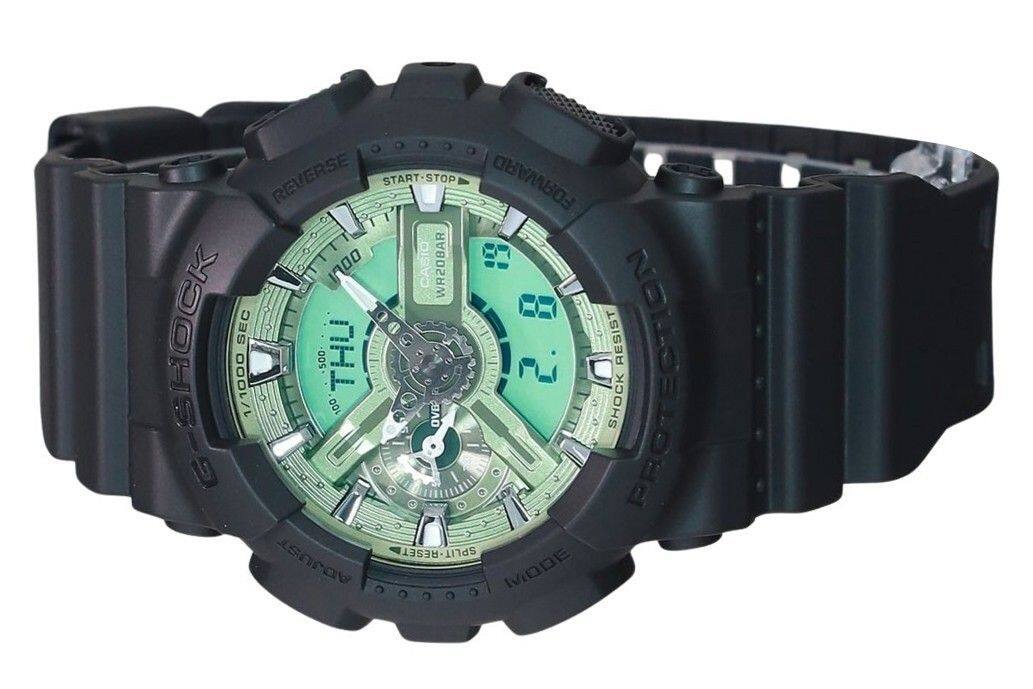 REVERSE START-STOP STOP FORWARD  
000 CASIO WR20BAR :0 8 SEC 00G 2.8 RESIST G-SHOCK  
i 500 THU  
Q NORORLOHS / 7 100 OVB SHOCK I RESET SPLIT ADJUST MODE