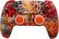 Front. Custom Controllerzz - Custom Wireless Controller for PS5 - Solar Flare & Red Chrome Inserts.