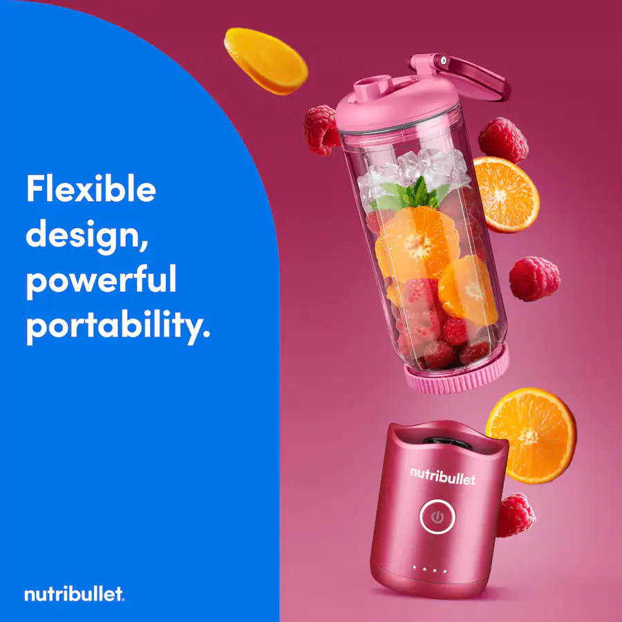 Ruby Flex NutriBullet Flex Portable Blender Ruby Red NBPB50200WC - Best Buy