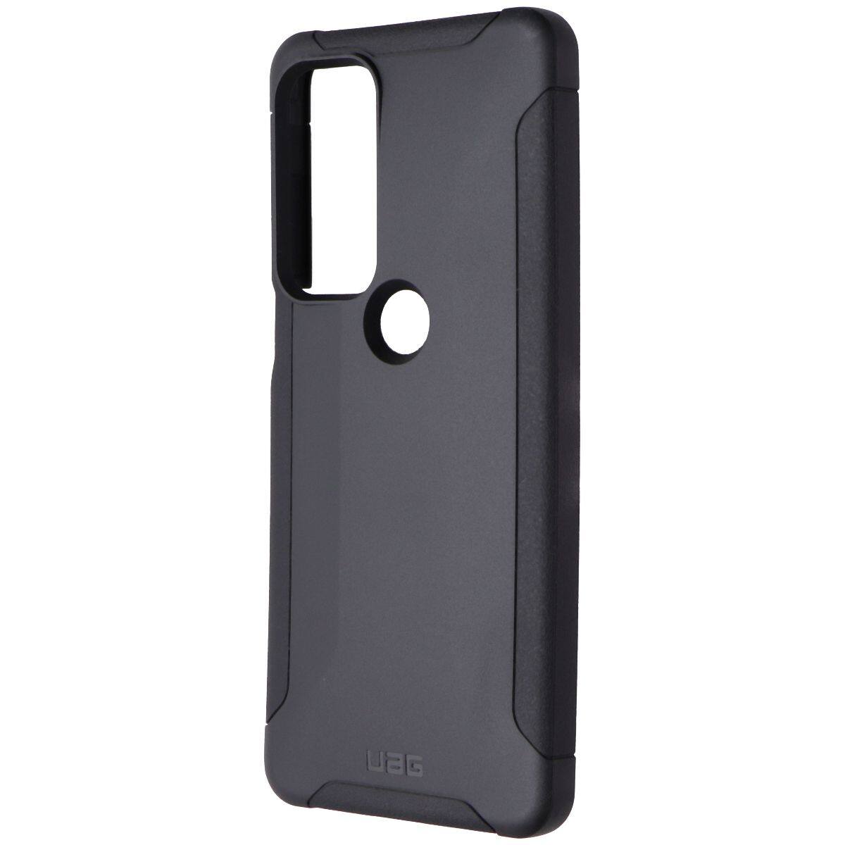Front. Urban Armor Gear - Urban Armor Gear Scout Series Case for Motorola Edge / Edge 5G UW - Black - Black.