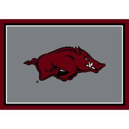 Imperial - Arkansas Razorbacks 5'4'' x 7'8'' Spirit Rug - Black
