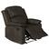 Alt View Zoom 11. Relax A Lounger - Dorian Recliner in Faux Leather - Dark Brown.