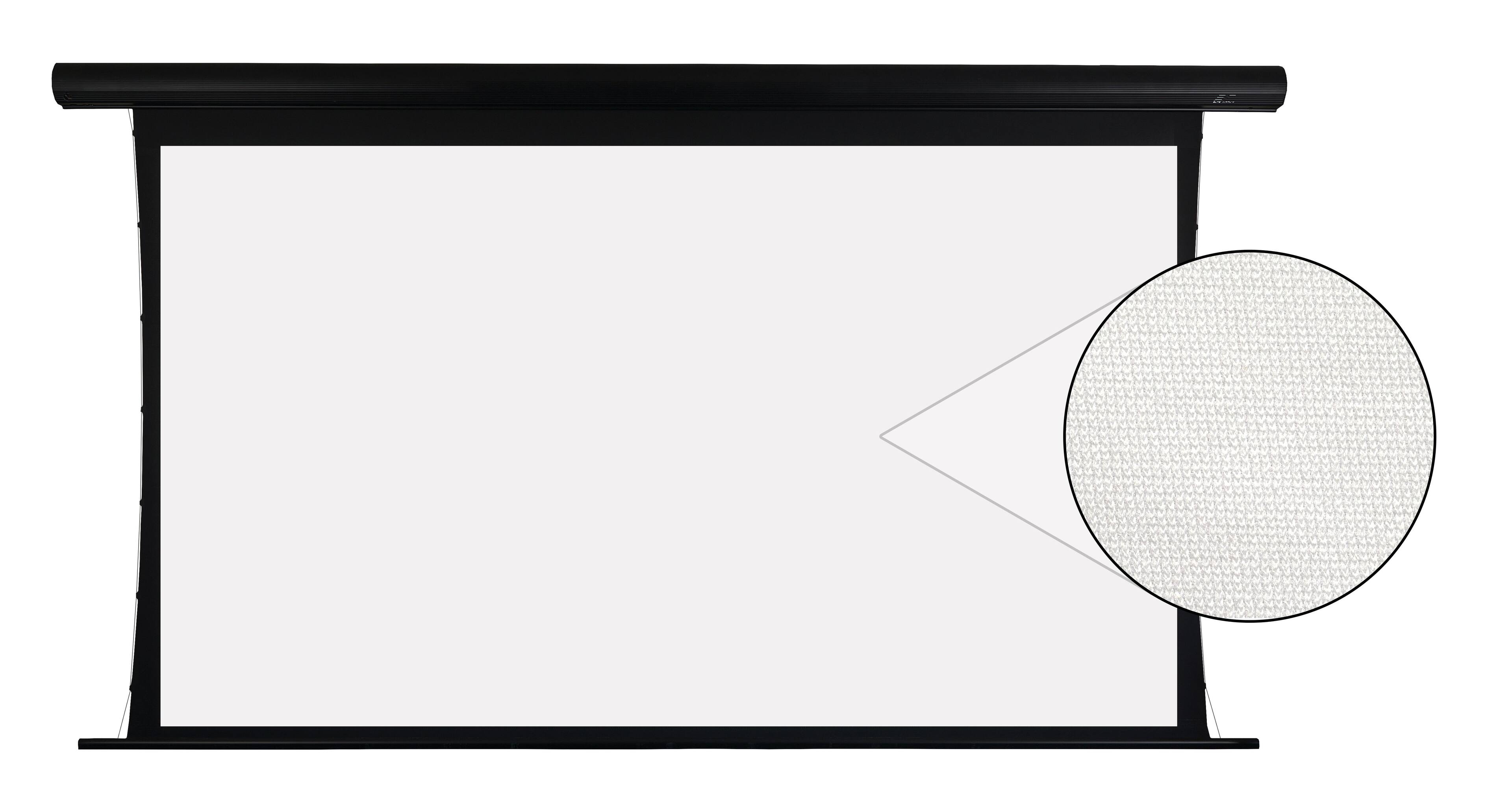 Alt View 1. Elite Screens - Saker Tab-Tension AcousticPro UHD Acoustically Transparent Electric Screen, 100" Diag.,16:9, SKT100UH2-E24-AUHD - Black.
