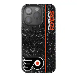 Keyscaper - NHL - Philadelphia Flyers Sidebar Bling iPhone Case - 15 - Black