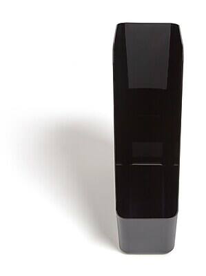 Alt View 1. TRU RED - Plastic Magazine File, 2/Pack - Black.