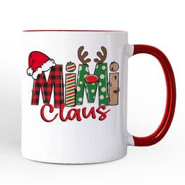 OrnamentallyYou - Mimi Claus Retro Christmas Mug, Matching Family Holiday Gift - White