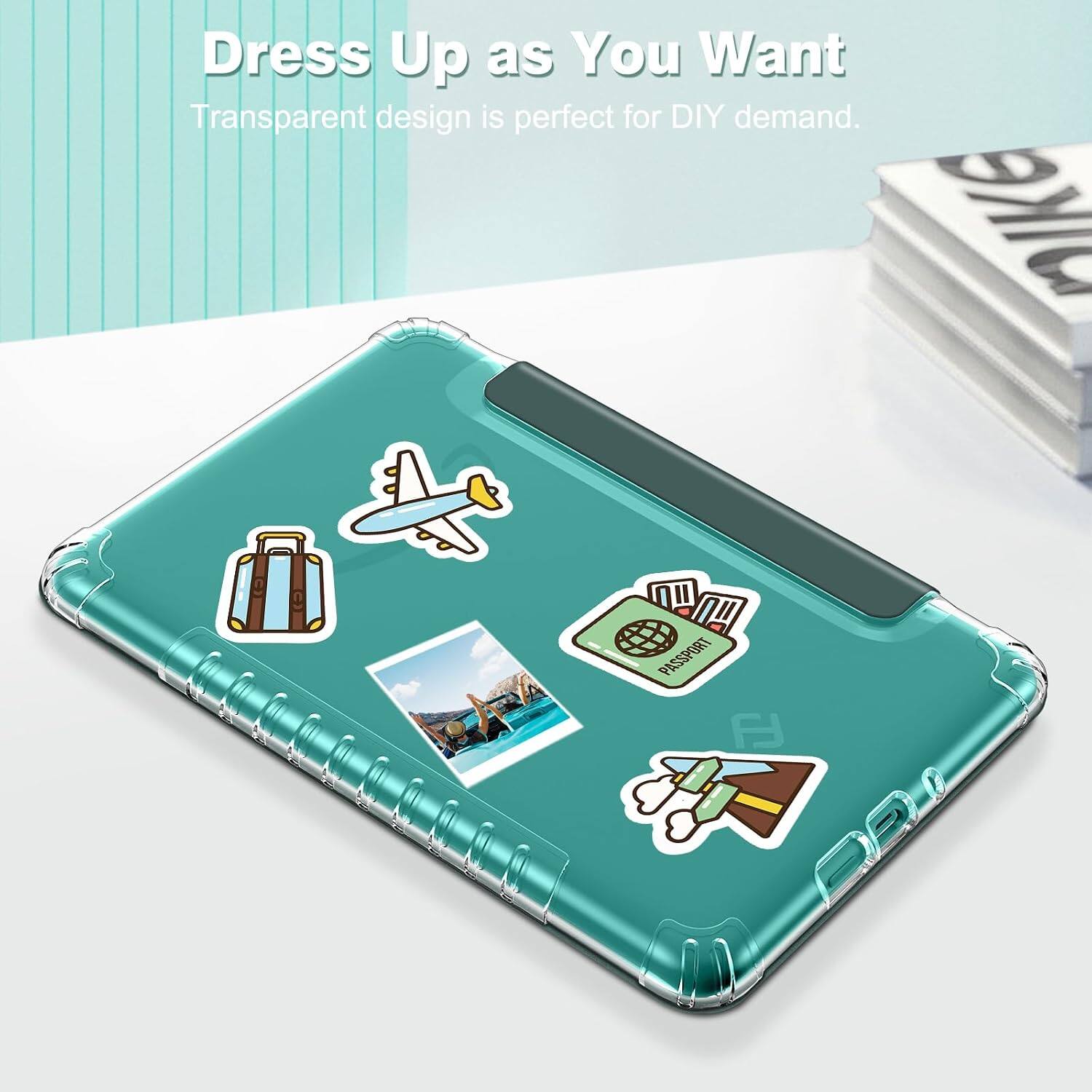 Dress Up as You Want  
Transparent design is perfect for DIY demand.