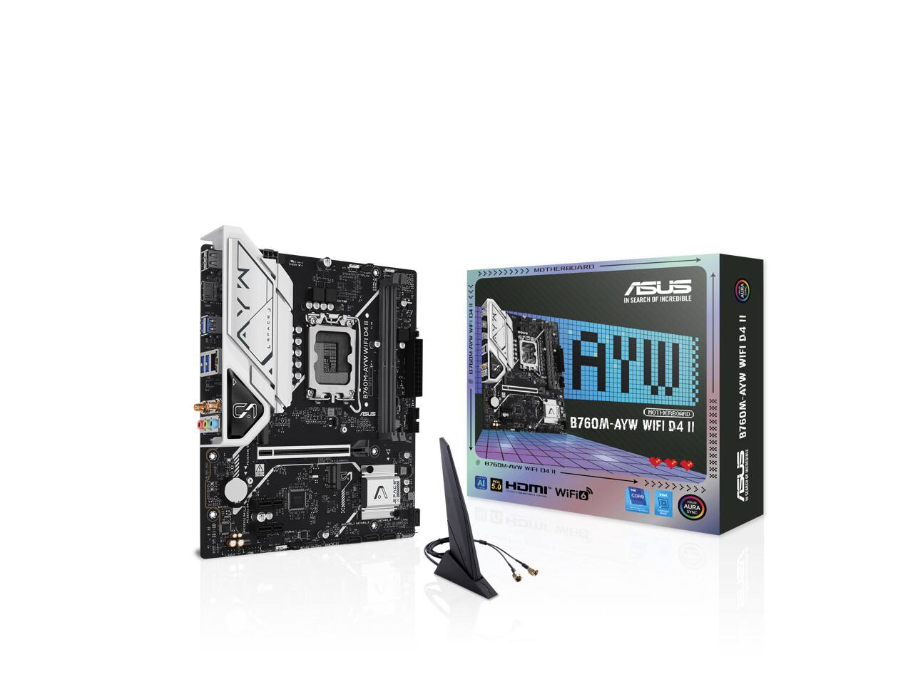 ASUS B760MAYWWIFID4II Micro ATX Motherboard - Best Buy