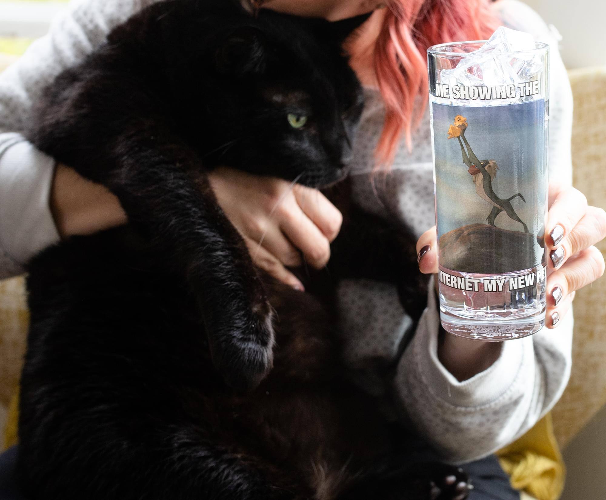 ME SHOWING THE INTERNET MY NEW P