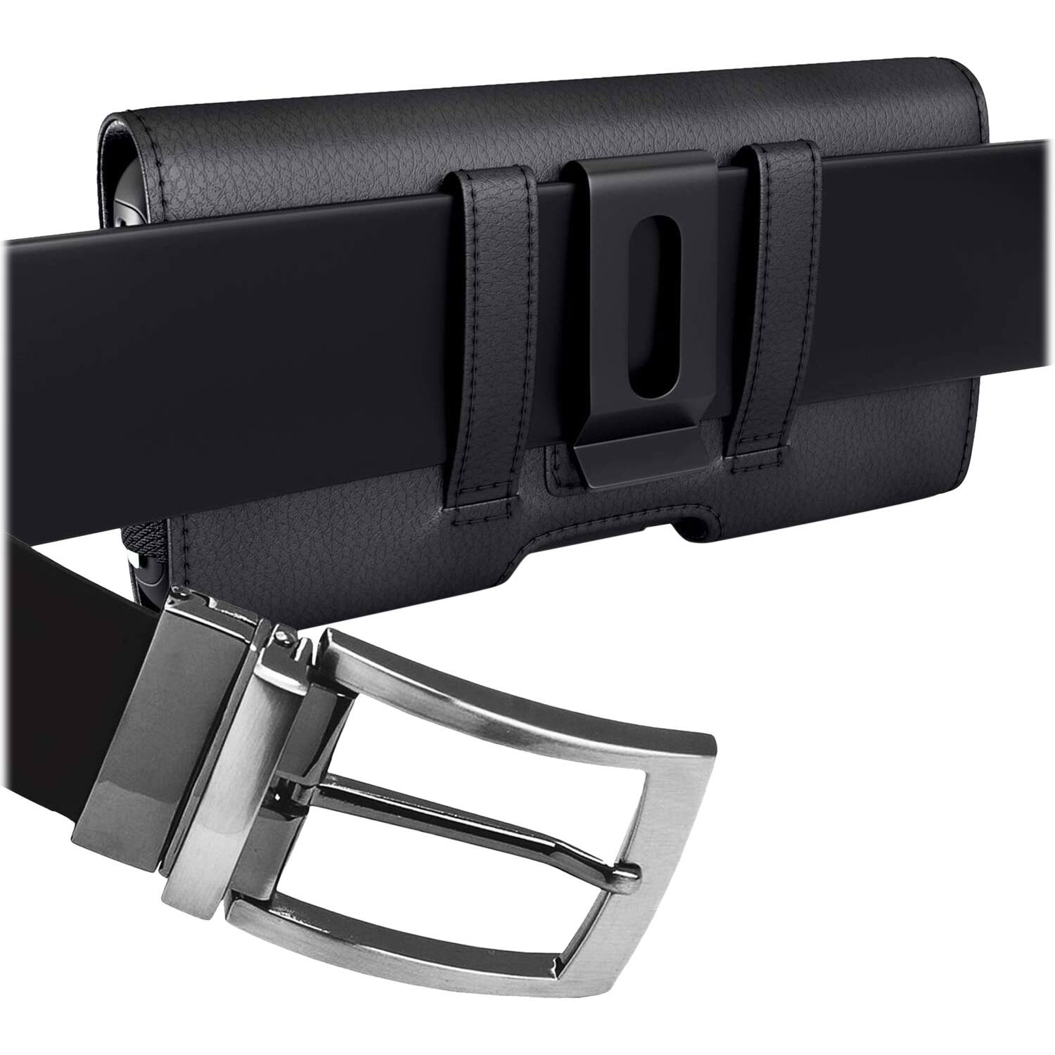 Alt View 12. SaharaCase - Holster Case for Apple iPhone 12 Pro Max, iPhone 13 Pro Max, iPhone 14 Plus/14 Pro Max and iPhone 15 Plus/15 Pro Max - Black.