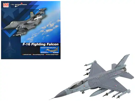HM
1:72 AIR-POWER SERIES
F-16 Fighting Falcon
Lockheed F-16AM Fighting Falcon
Authentic Scale
Die-cast Display Model
Premium Quality Product
HA38030
J-020