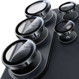 Dteck - For Samsung Galaxy S26 Ultra Camera Lens Protectors , Individual Lens Protectors,9H+ Anti-Scratch Tempered Glass Cover - Black
