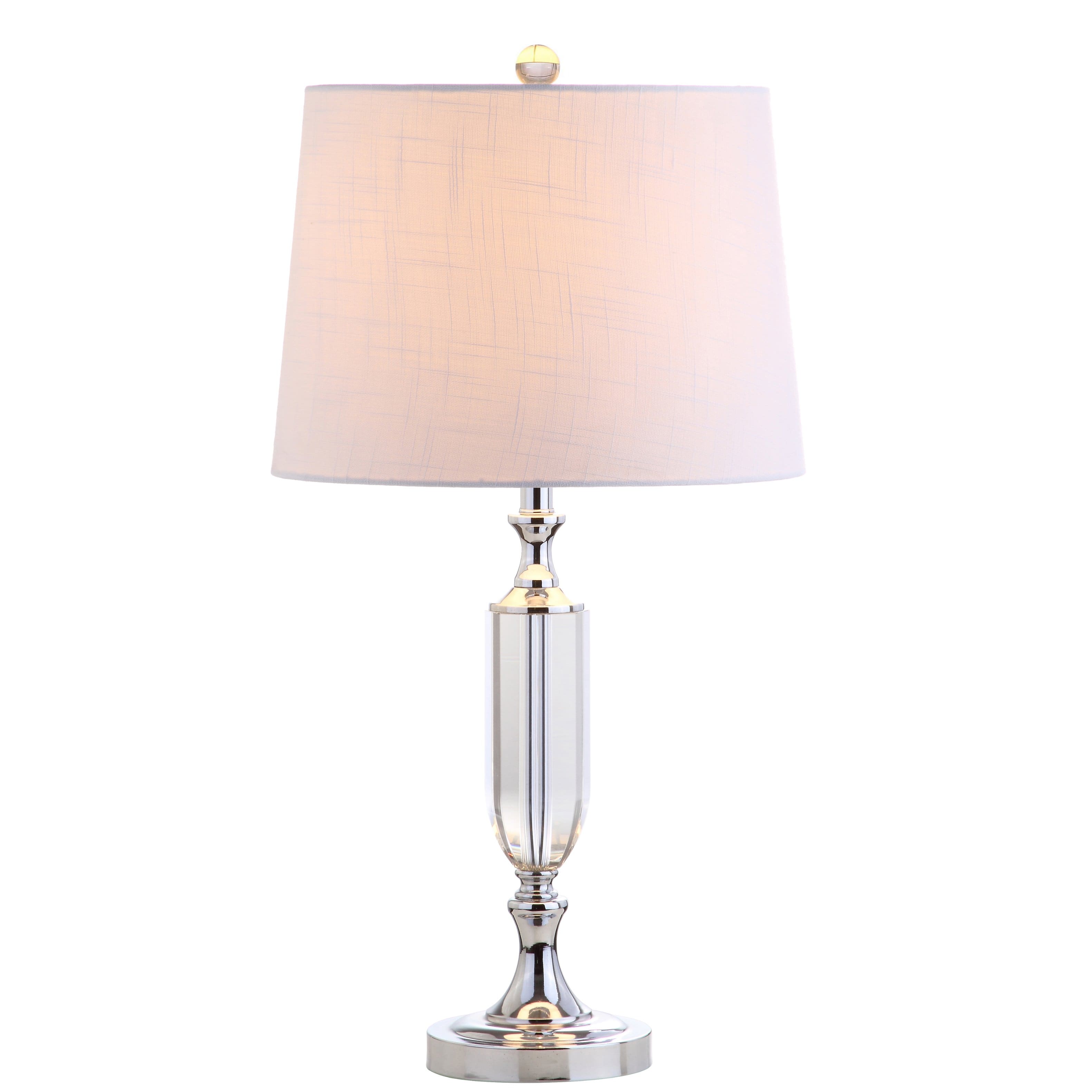 Jonathan Y - Bella 27" Crystal LED Table Lamp - Clear