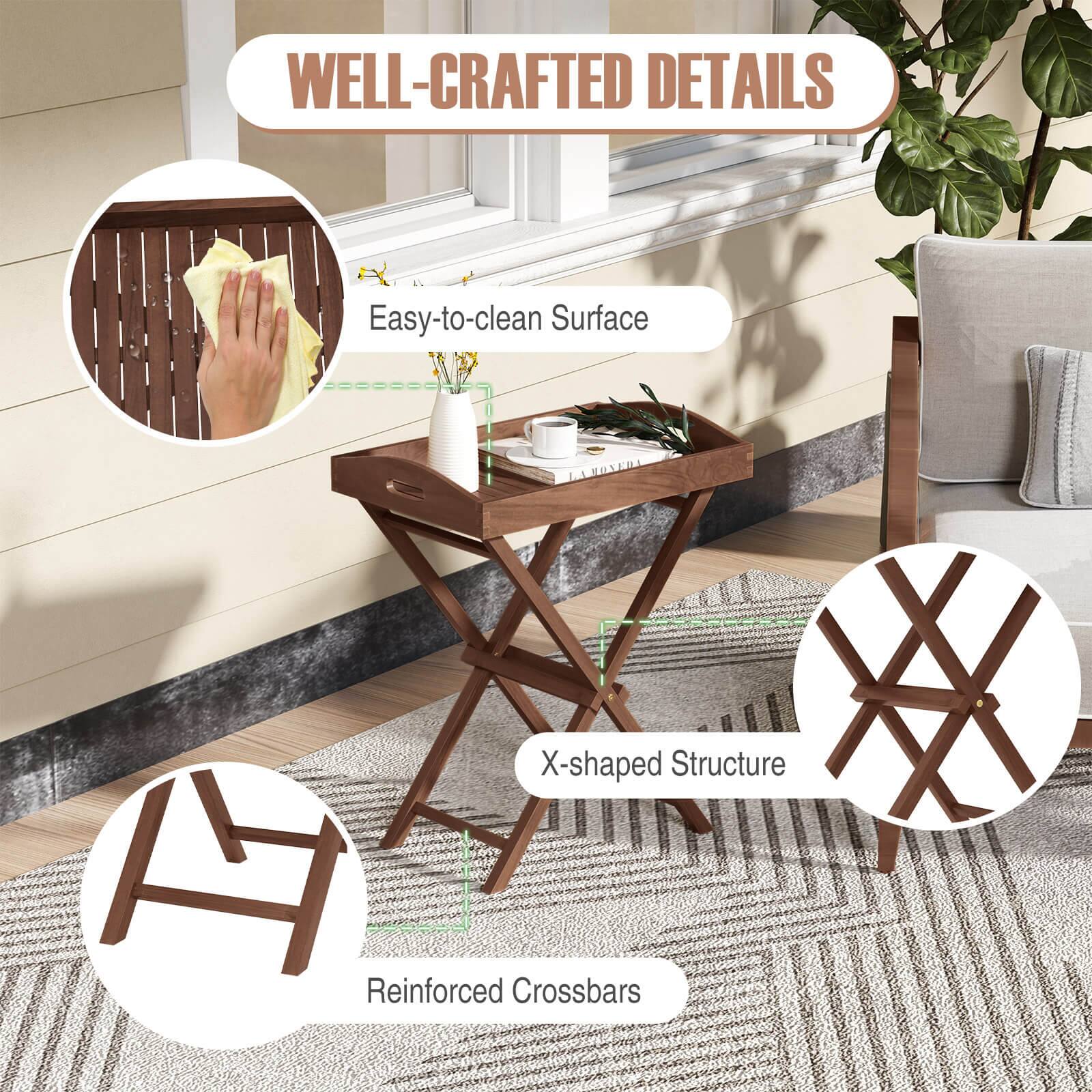 WELL-CRAFTED DETAILS
Easy-to-clean Surface
X-shaped Structure
Reinforced Crossbars