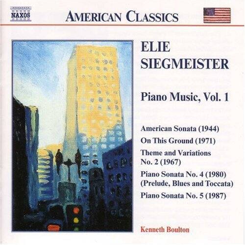 Siegmeister / Boulton - Piano Music 1  - COMPACT DISCS