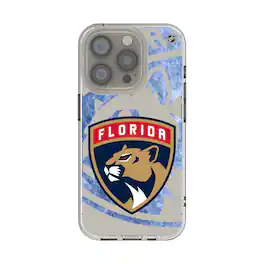 Keyscaper - NHL - Florida Panthers iPhone Clear Ice Case - 15 Pro Max - Multicolor