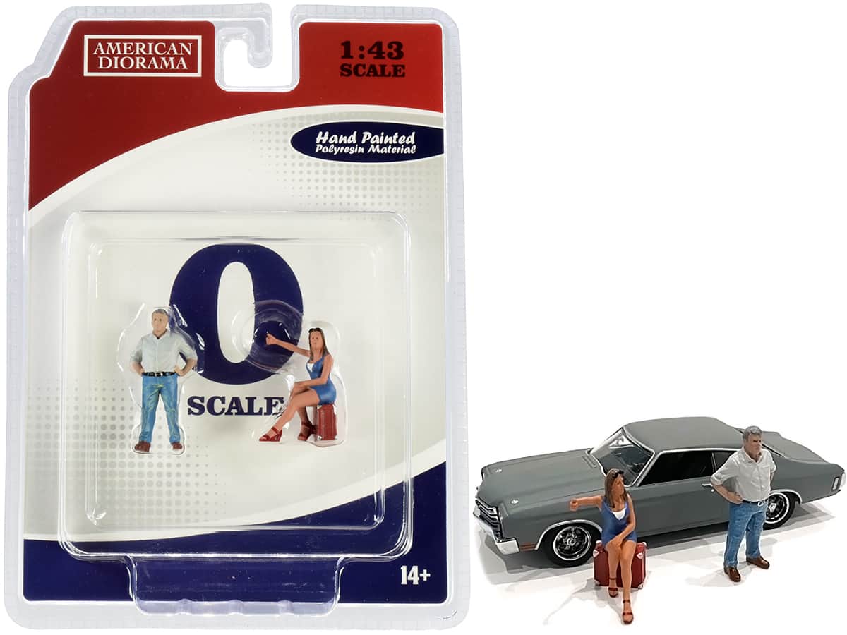 70s Style Two Figurines Set III for 1/43 Scale Models by American Diorama price history on PriceWatchPro