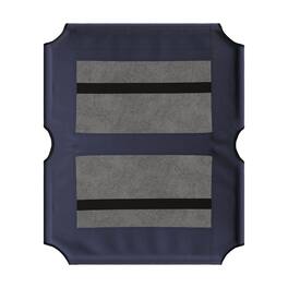 PetMaker - Elevated Dog Bed Cover 36x30-Inch Replacement Pet Bed Cover with Mesh Panel For Indoor/Outdoor Use Dog Cot Not Included - Navy Blue