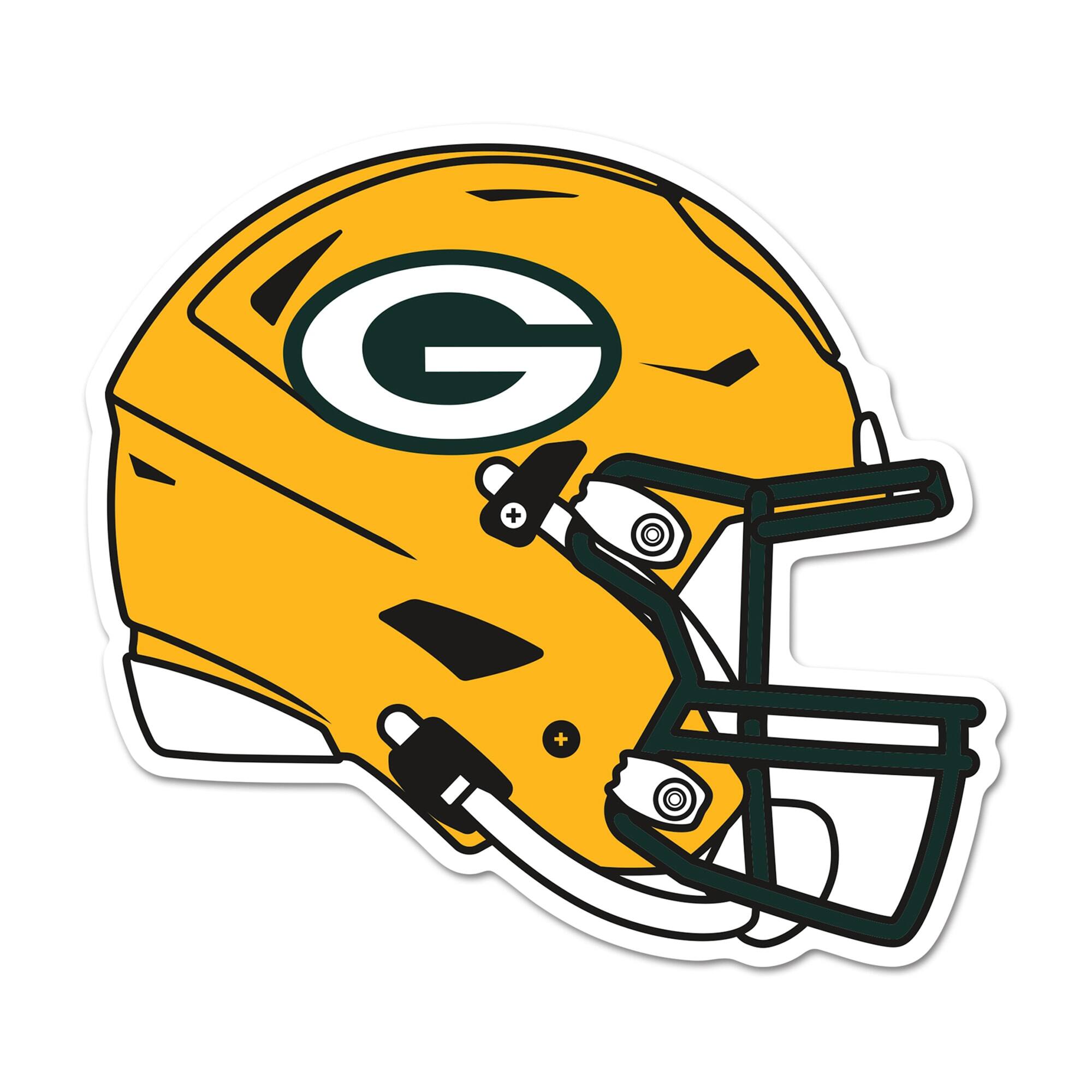 Front. WinCraft - Green Bay Packers 14" Helmet Wood Sign - Multicolor.