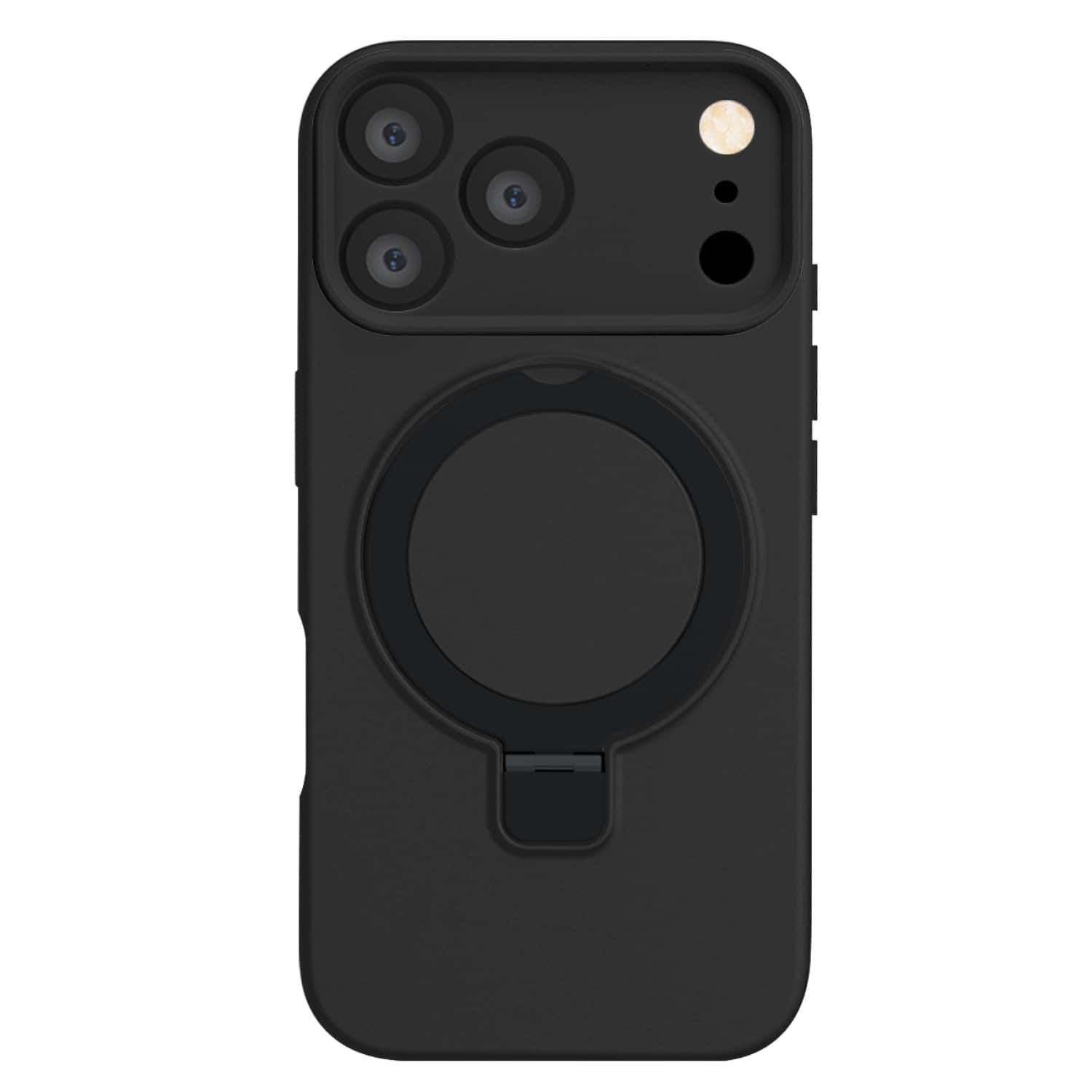 SaharaCase - Apple iPhone 17 Pro Max Kickstand Case | Compatible with Magsafe | Smooth Silicone | Venture Series - Scorpion Black