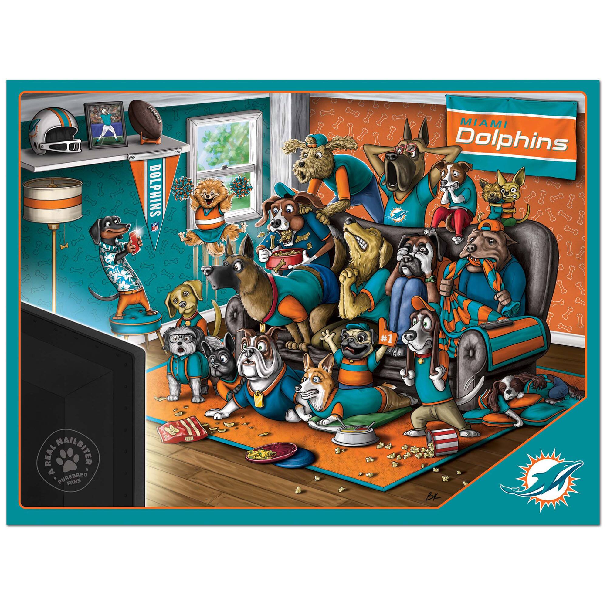 Dolphins Miami Dolphins #1 1 00 Real Nailbiter A Purebred Fams 10s