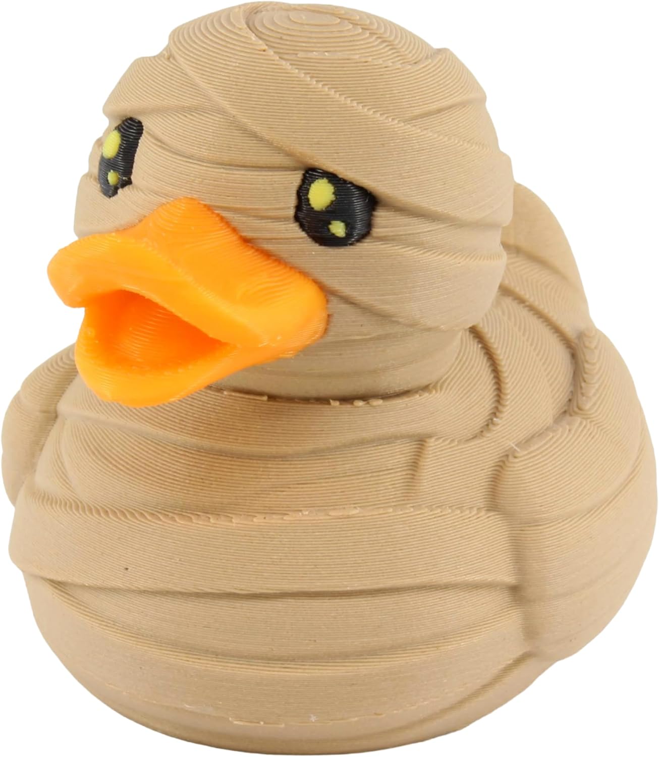 Front. JuzToys - Mummy Duck Figurine, 4x4 Ducking, Fun Car Dashboard Accessory, Unique Mummy Figure Gifts, Ducks for Cars by PowerTRC - Brown.