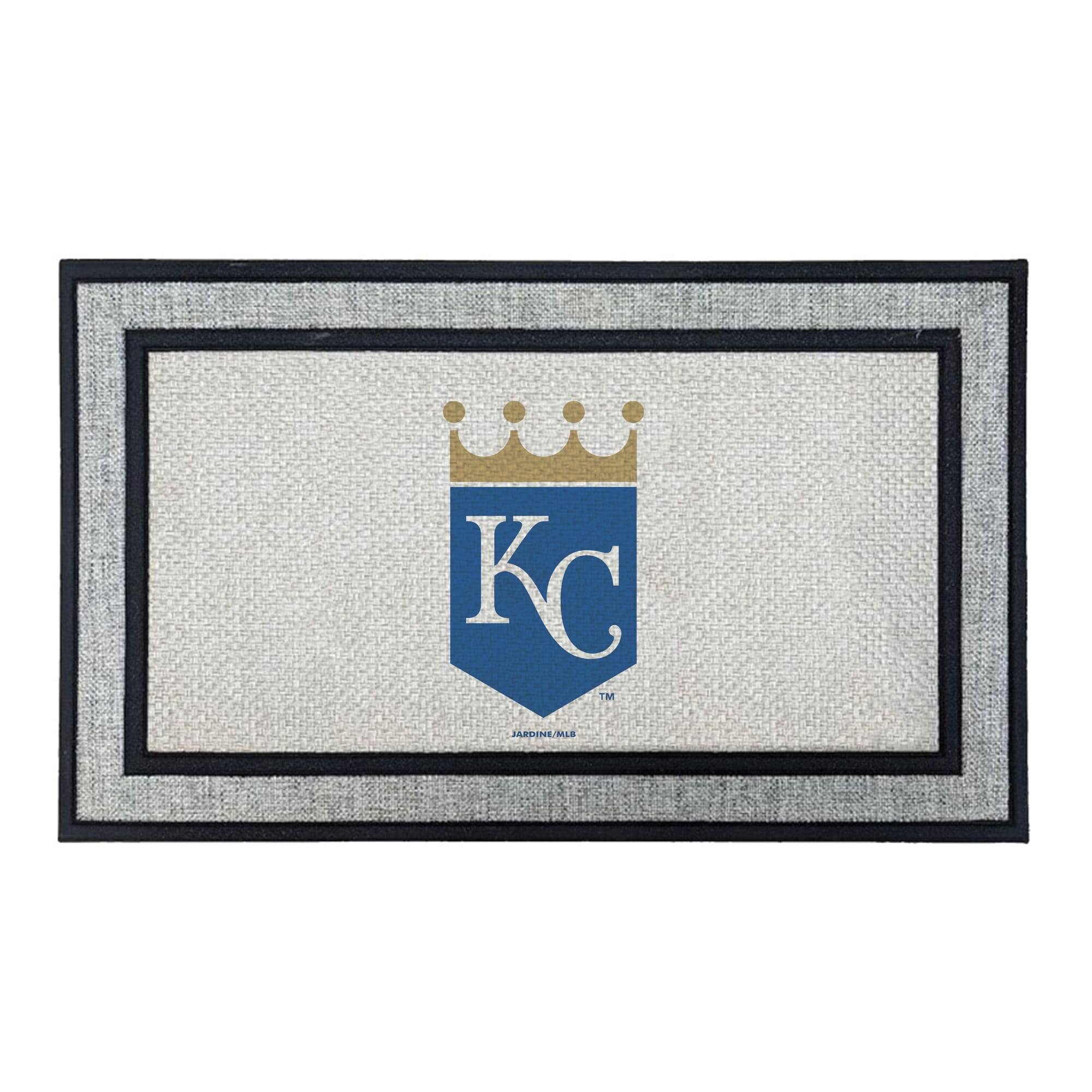 Front. Jardine - Kansas City Royals 18" x 30" Indoor/Outdoor Logo Doormat - Multicolor.