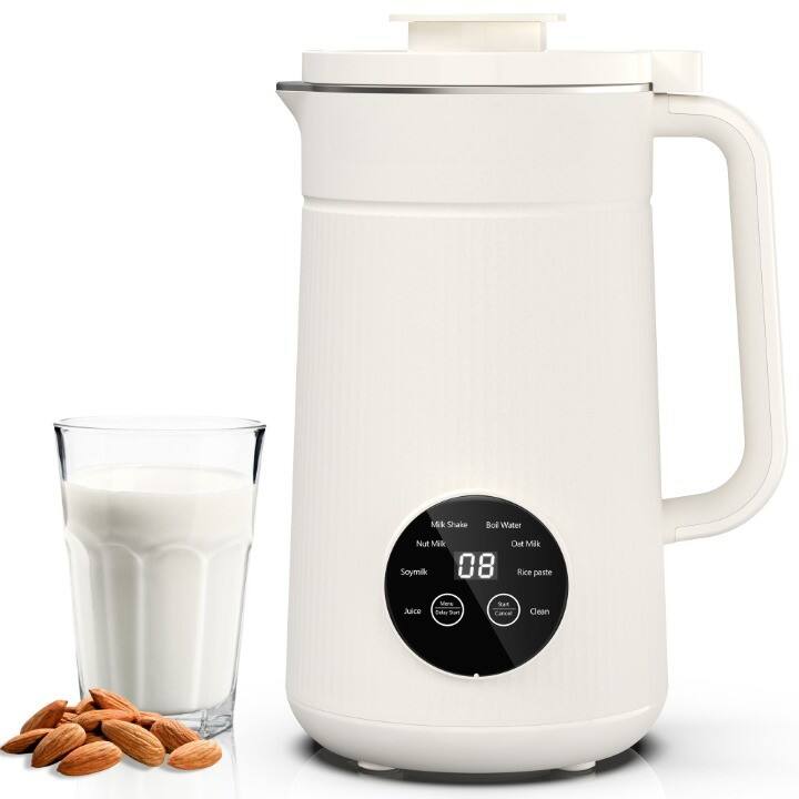 Milk Shake  
Nut Milk  
Soy Milk  
08  
Rice Paste  
Boil Water  
Det Milk  
Juice  
More  
Start  
Clean