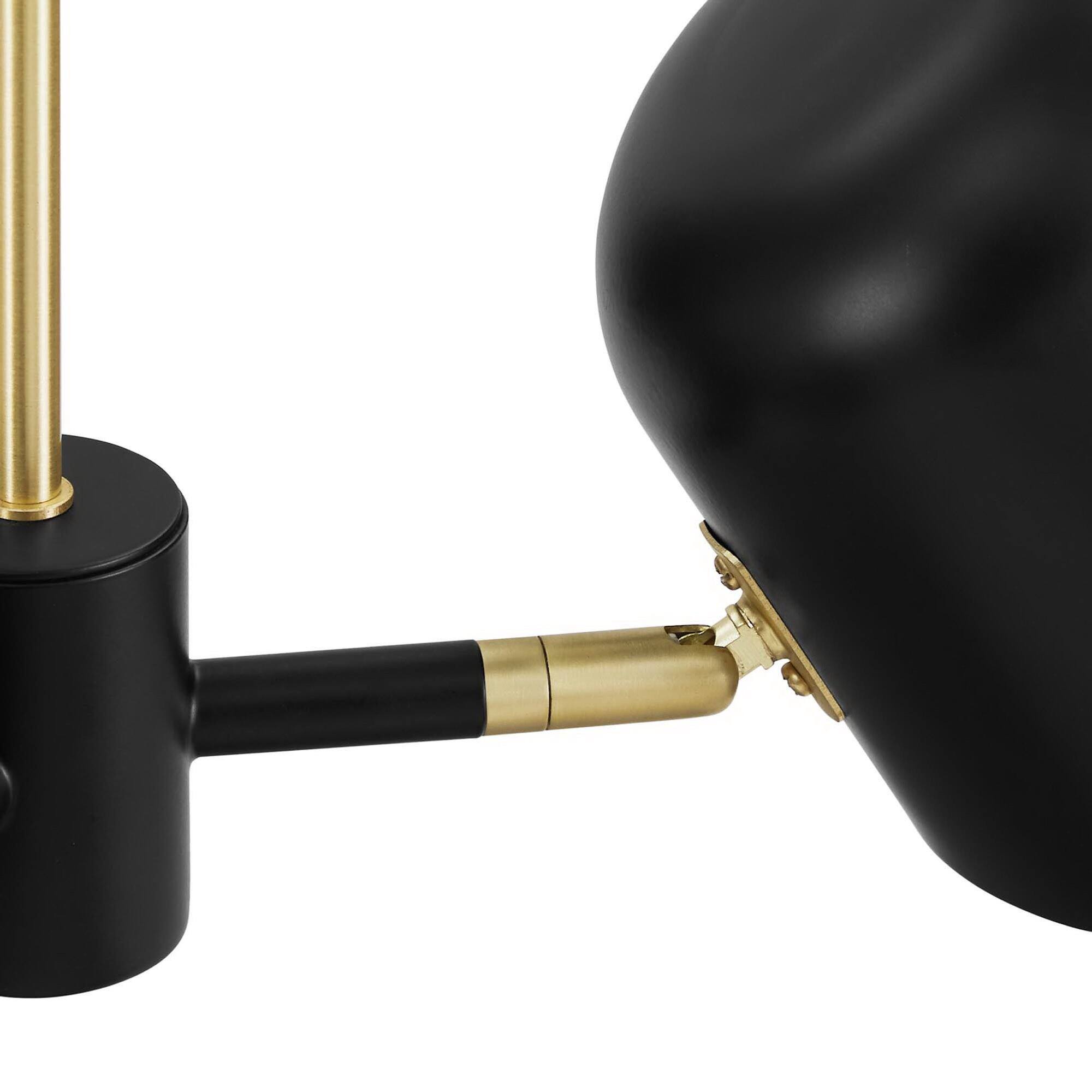 Alt View 6. Modway - Briana 3-Light Pendant Light by Modway - Black.