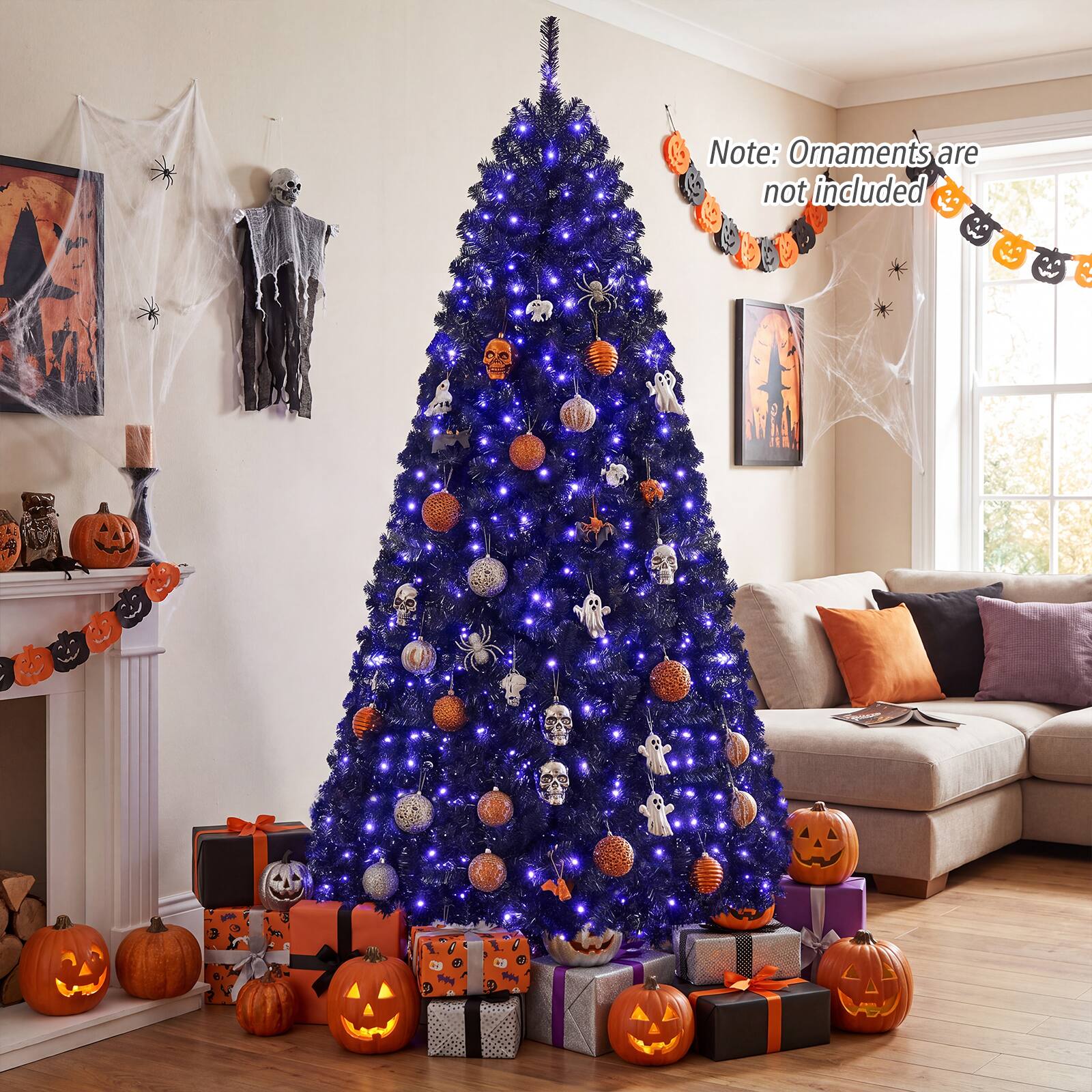 Note: Ornaments are not included